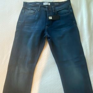 NWT Men’s DL1961 Vinn straight jeans 34x34 distressed finish